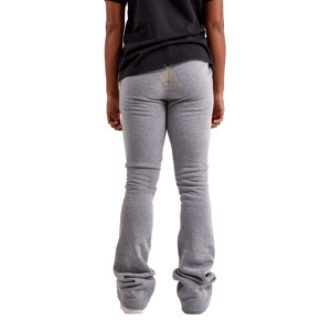 Premium Quality Women Flare Trouser Solid Color Stacked Sweat Pants Fitted Breathable And Comfortable <b>Stack</b> <b>Jogger</b> Pant - Product Image 3