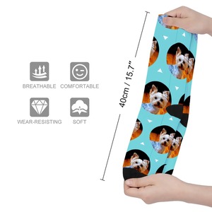 Chaussettes de sport en nylon/spandex avec logo personnalisé, écologiques, séchage rapide, respirantes, motifs à carreaux/unis/jacquard pour le basketball - Product Image 6