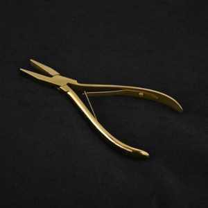 Crimping Plier 7 Inch Hair Extension <b>Bead</b> Fitting Tool Serrated Jaw Ergonomic Handle Private Label Wholesale Beauty Device - Product Image 4
