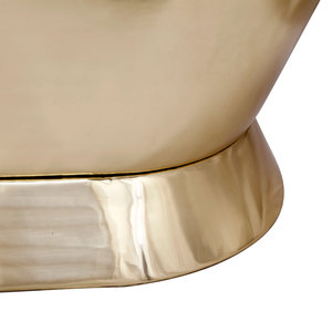 Bañera de Pedestal de Latón con Interior de Níquel Pulido, Bañera Independiente de Lujo - Product Image 3