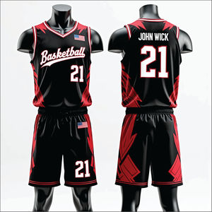 Conjunto de Pantalones Cortos Deportivos Unisex de Alta Calidad, Secado Rápido, Transpirables, 100% Poliéster, Personalizados con Sublimación para Baloncesto - Product Image 5