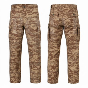 OEM ODM Latest Design Straight Fitted Camouflage Cargo Pants Lightweight Outdoor Casual Trousers Multi Pocket <b>Workwear</b> Pants - Product Image 6