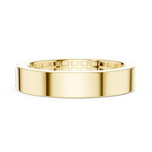 แหวนแต่งงานผู้ชายทรงบาแกตต์ เพชรเลี้ยงในห้องปฏิบัติการ 14K 18K ทองคำแท้ ชุบโรเดียม ฝังแบบ Bezel น้ำหนัก 0.12 กะรัต DEF VVS เครื่องประดับชั้นดี - Product Image 5