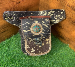 มาใหม่สไตล์โลหะขนหนังสะโพกเอวกระเป๋าเข็มขัดสไตล์โมเดิร์นเข็มขัดCrossbodyโลหะปรับสะโพกเข็มขัดUnisex - Product Image 3