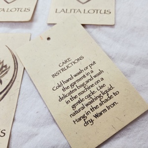 Custom Swing Tags for Home Textile Stores Premium Printed Apparel & Home Furnishing Hang Tags OEM Export India - Product Image 2