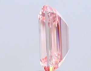 Diamante Cultivado en Laboratorio, Corte Radiante, Claridad VVS-VS, Color Rosa Intenso, Certificado IGI, para Joyería, Anillo de Compromiso - Product Image 2