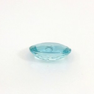Piedra preciosa de aguamarina azul ovalada natural de Brasil, piedra suelta genuina para la fabricación de joyería fina, regalo de colección - Product Image 2