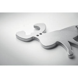 Moschettone promozionale apribottiglie renna con funzione Popper bottiglia durevole - Product Image 5