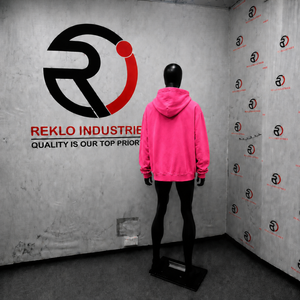 Vente en gros Sweat à capuche zippé rose oversize pour homme, en polaire décontracté, couleur unie, avec poches, manches classiques, coupe décontractée, pour l'automne - Product Image 4