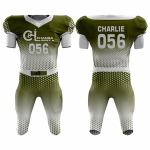 Maillot de football américain Gridiron Kings Jersey Freedom Fire Athletic Jersey USA Prime Football Jersey Endzone Dynasty Jersey - Product Image 3