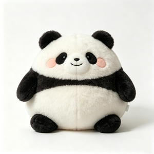 ตุ๊กตาแพนด้าอ้วนแบบกำหนดเองได้, ตุ๊กตาแพนด้าขาวดำ, หมอนแพนด้านุ่มนิ่ม, ตุ๊กตาแพนด้าขนฟู - Product Image 1