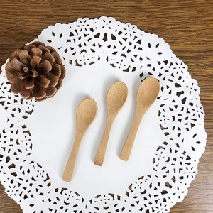 REHMAN CRAFT Juego de tres utensilios de mesa sostenibles: Salero pequeño y cucharas para especias hechos a mano con diseño coreano, ecológicos y con mangos cuadrados. - Product Image 2