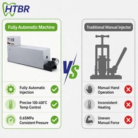 Équipement de laboratoire dentaire de haute qualité 450w, injecteur de prothèse Valplast, machine dentaire automatique, système d'injection de prothèse flexible