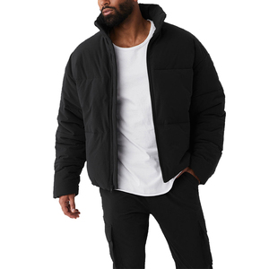 <b>Mens</b> Casual Quilted Puffer Coat <b>Lightweight</b> Warm Outerwear Zip Front Winter <b>Jacket</b> For Outdoor Activities And Everyday Wear - Product Image 2