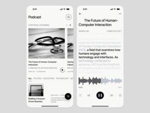 High-Performance Audio Knowledge Mobile App <b>Development</b> with Podcast Streaming & Advanced Admin Dashboard - Product Image 2