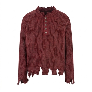 Custom <b>V</b> <b>Neck</b> <b>Men</b> <b>Sweater</b> for Wholesale Private Label Menswear Collections with OEM ODM Factory Supply - Product Image 4