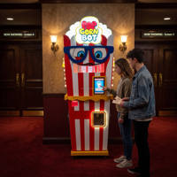 Distributeur automatique de pop-corn en libre-service, Distributeur automatique de pop-corn, Distributeur automatique sans argent liquide