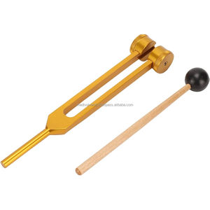 Diapasón Médico de 128Hz, Aleación de Aluminio, 8.7 Pulgadas, Dorado, CE ISO OEM ODM, Instrumentos de Diagnóstico al por Mayor - Product Image 2