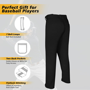Regular Length Baseball Pants <b>For</b> <b>Sale</b> Made In Best Material Light <b>Weight</b> Baseball Pants Available At Reasonable Price - Product Image 5