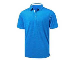 Polo de golf pour hommes de haute qualité en polyester spandex nouveau style respirant anti-rides Vente en gros OEM - Product Image 5
