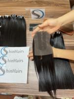 Cheveux vierges vietnamiens raides et lisses non traités, fournisseurs de cheveux vierges vietnamiens, cuticules alignées, cheveux humains bruts doux