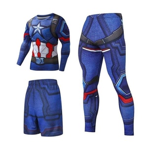 OEM High Quality Men's <b>BJJ</b> MMA Compression Shirt <b>Rashguard</b> for <b>BJJ</b> Rash Guard Gym - Product Image 3