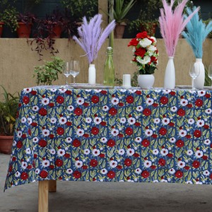 Light Luxury Custom Solid Color Rectangular <b>Dining</b> <b>Table</b> <b>Cover</b> 100% Cotton Fabric Tablecloth Stone Washed - Product Image 4