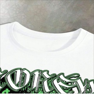 T-shirts personnalisés en polyester/coton, mode estivale, haute qualité, surdimensionnés, imprimés en sérigraphie, ensemble short et t-shirt court - Product Image 3