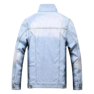Hot Sale Fashion Classic <b>Men's</b> Denim <b>Jacket</b> Streetwear Winter Outwear 100% Cotton Breathable & Quick Dry - Product Image 2