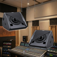 Haut-parleur de monitoring mono en bois LS3 coaxial 12 pouces/15 pouces actif/passif avec puissance de 400W/350W et connectivité XLR/Speakon