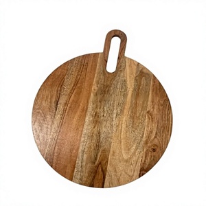 Tabla de Cortar de Madera de Acacia Hecha a Mano, Tabla de Cortar Multiusos para Chefs Caseros - Product Image 1
