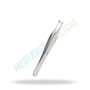 Pinza para tejidos delicados Adson Graefe, tamaño estándar, pinzas quirúrgicas oftálmicas para el manejo de tejidos finos. - Product Image 3