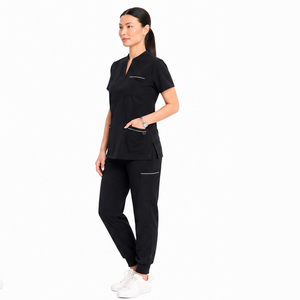 Uniforme Médico Personalizado para Mujer, Traje de Enfermería, Tela Elástica, Cómodo, Ropa de Trabajo para Hospital y Clínica - Product Image 1