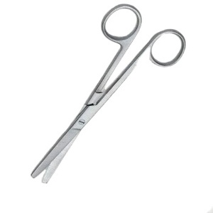 Ciseaux chirurgicaux droits à lame émoussée de 14 cm en acier inoxydable, personnalisés, de qualité supérieure, à usage unique, instruments chirurgicaux manuels - Product Image 4