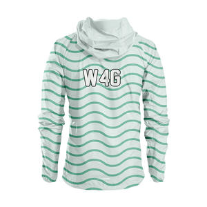 Veste coupe-vent unisexe à capuche, personnalisable avec logo, en nylon enduit 100 %, écologique, séchage rapide, imperméable et respirante, idéale pour le printemps - Product Image 6