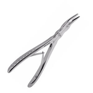 Rongeur à os Beyer à double action, courbé, en acier inoxydable allemand, instrument orthopédique manuel, modèle personnalisé avec spécifications de taille - Product Image 1