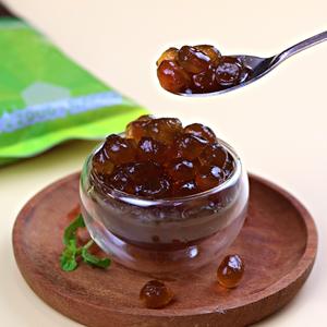 Perlas de Konjac con Sabor 3Q, Listas para Comer, Boba de Gelatina de Konjac, Sabor Original Oolong, Caramelo y Melocotón - Product Image 4