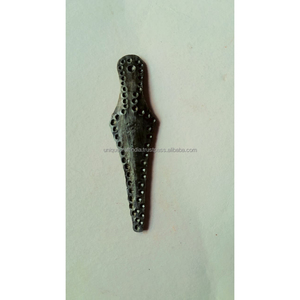 Lámpara Colgante Negra en Forma de Cono con Interior Dorado, Lámpara de Techo Original, Decoración Personalizada, Arte Metálico Vintage, Diseño de Cocina, Lámpara Colgante para Cafetería - Product Image 1