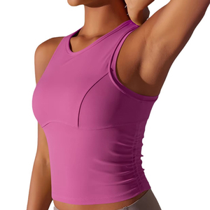 Débardeurs courts pour femmes à faible MOQ pour l'été – Nouveau design personnalisé de qualité supérieure pour le sport et les loisirs - Product Image 4