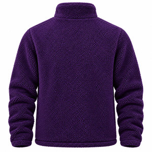 Winter Casual Custom Warm <b>Sherpa</b> <b>Fleece</b> Jacket Soft Cozy Comfortable Perfect Quarter Zip <b>Sherpa</b> Jacket For Men's - Product Image 2