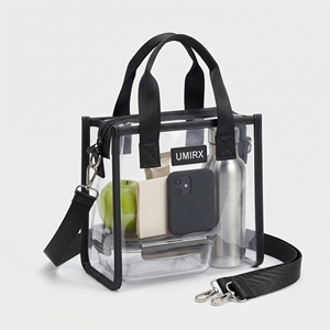 Clear <b>Mini</b> Tote <b>Bag</b> Stadium Approved Small Clear Lunch <b>Bag</b> for Work Top Handle <b>Crossbody</b> Clear Purse Concert Custom Logo - Product Image 4