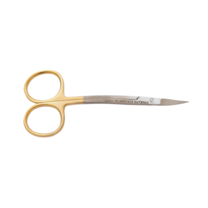 Ciseaux chirurgicaux en gros, nouveau stock, haute qualité, dorés, pour gencives, micro-instruments dentaires, La Grange Scissor TC 10.5CM - Product Image 1