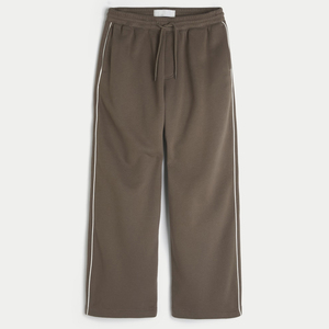 Nuevos Pantalones Deportivos Anchos Personalizados para Hombre, Cintura Elástica con Cordón, Franja Lateral, Corte Holgado Informal, Joggers de Algodón, Pantalones de Estilo Urbano para Otoño - Product Image 1