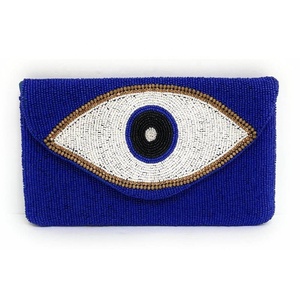 Monedero Pequeño con Cuentas de Ojo Turco, Hecho a Mano con Tela de Algodón Ecológica, Duradero y Creativo, con Cierre de Cremallera, para Mujer - Product Image 5