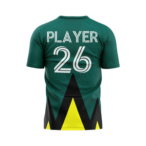 Custom LUUK International Men's V Neck Short Sleeve Soccer Jerseys Plus Size Classic Style 100% <b>Polyester</b> Quick Dry <b>Shirts</b> - Product Image 3