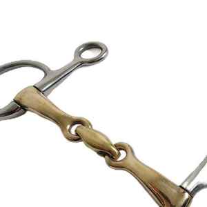 Premium Horse <b>Bits</b> for Equestrian Use Solid Jointed Ring <b>Gag</b> <b>Bit</b> for Horses Stainless Steel - Product Image 2