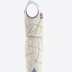 ชุดบาสเก็ตบอล MALUZA Urban Court ลายกราฟฟิตี เสื้อตาข่าย กางเกงขาสั้น รับผลิตตามแบบ OEM ODM - Product Image 4