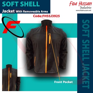 Veste Softshell de meilleure qualité pour hommes veste Softshell coupe-vent veste Softshell à séchage rapide pour usage domestique - Product Image 2