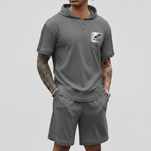 Chemise boutonnée décontractée pour homme, coupe ajustée, tissu léger en maille à séchage rapide, confortable pour la plage, avec motif imprimé uni - Product Image 6