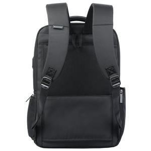SAKOS Custom Durable Modern Anti-Theft <b>Laptop</b> <b>Backpack</b> Zipper Geometric USB Charging Port Waterproof Nylon Lining Large Office - Product Image 5